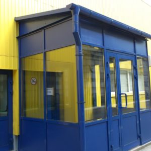 Алюминиевая дверь для магазина GFTD779